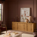 Novella Media Console, Natural by Four Hands-Furniture - Storage-High Fashion Home