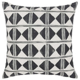 Nubia Pillow, Black/White-Accessories-High Fashion Home
