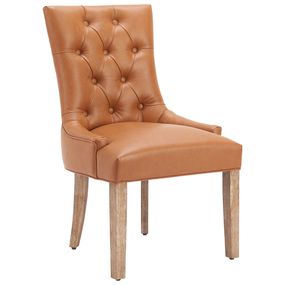 Nuby Dining Chair, Brown, Set of 2-Furniture - Dining-High Fashion Home