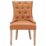 Nuby Dining Chair, Brown, Set of 2-Furniture - Dining-High Fashion Home