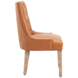 Nuby Dining Chair, Brown, Set of 2-Furniture - Dining-High Fashion Home