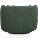 Nura Swivel Accent Chair, Forest Green