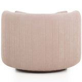 Nura Swivel Accent Chair, Pink