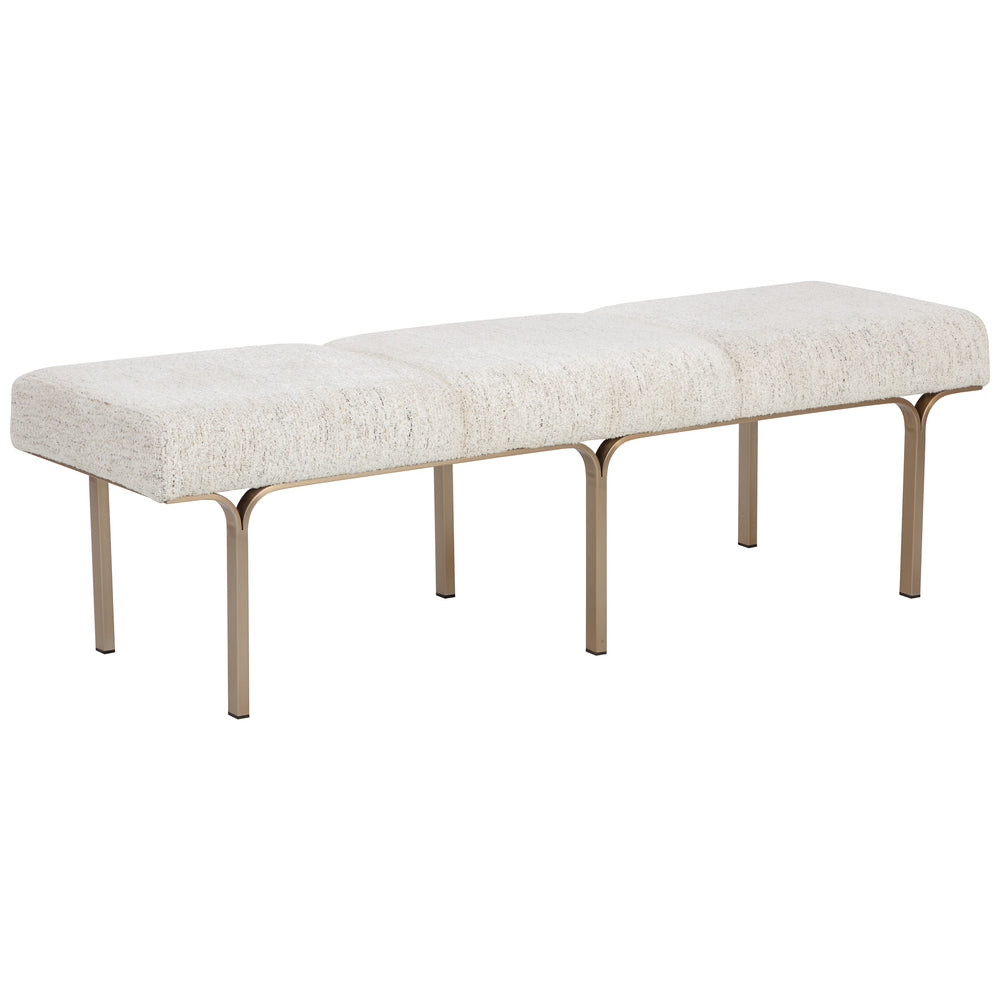 Nuvella Bench, Hailey Moon-Furniture - Benches-High Fashion Home