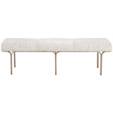 Nuvella Bench, Hailey Moon-Furniture - Benches-High Fashion Home
