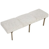Nuvella Bench, Hailey Moon-Furniture - Benches-High Fashion Home