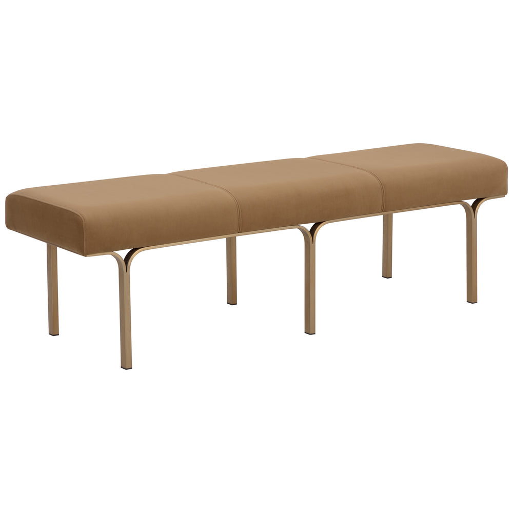 Nuvella Bench, Kona Camel – High Fashion Home
