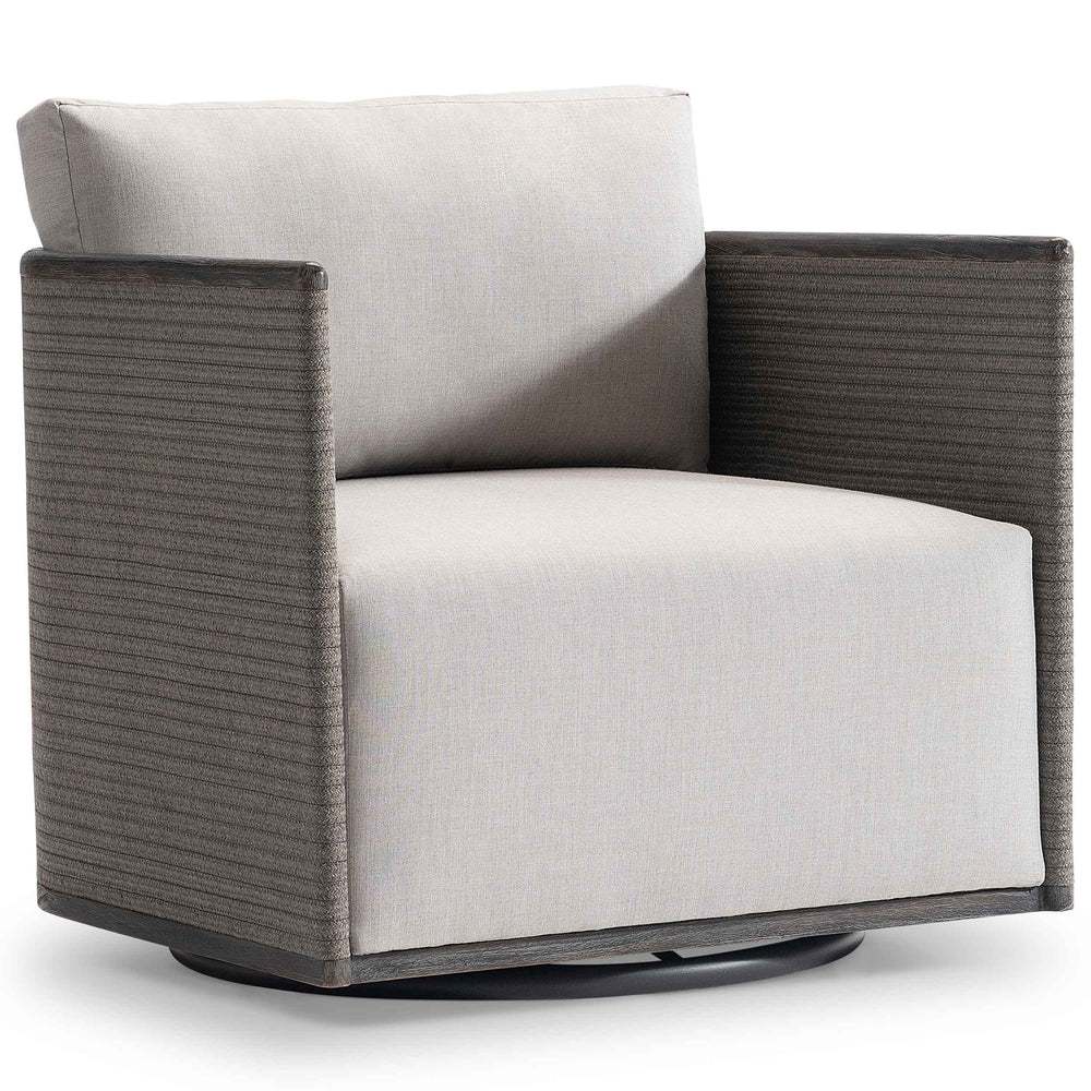 Rialto Outdoor Swivel Chair, Sombra