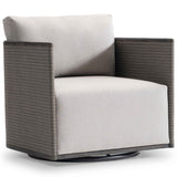 Rialto Outdoor Swivel Chair, Sombra