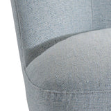 Torie Outdoor Swivel Chair, Blue