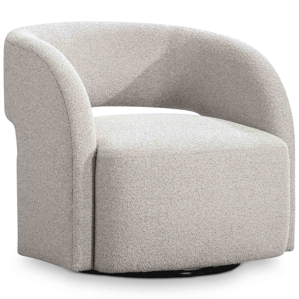 Cora Outdoor Swivel Chair, Grey