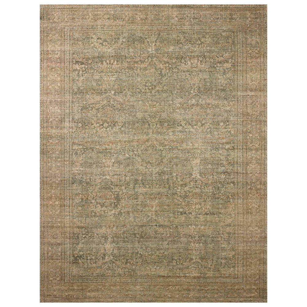 Magnolia Home by Joanna Gaines × Loloi Rug Oakley OKY-06, Lagoon/Rust