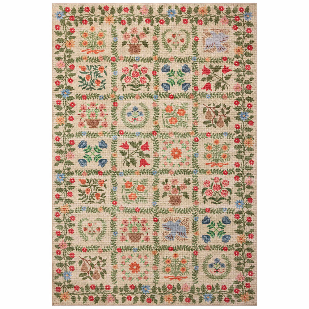 Rifle Paper Co. x Loloi Rug Orchard ORH-03, Beige/Multi
