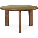 Oani Round Dining Table, Walnut