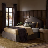 Oasley Slipcover Bed, Savoy Coffee by Four Hands-Furniture - Bedroom-High Fashion Home
