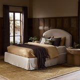 Oasley Slipcover Bed, Savoy Parchment by Four Hands-Furniture - Bedroom-High Fashion Home