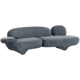 Oblak Sofa, Gray-Furniture - Sofas-High Fashion Home