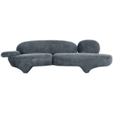 Oblak Sofa, Gray-Furniture - Sofas-High Fashion Home