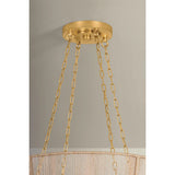 Ocean Hill Pendant, Vintage Gold Leaf