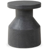 Odeon End Table, Distressed Graphite