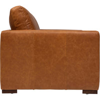 Odette Leather Sofa, Marseille Brown