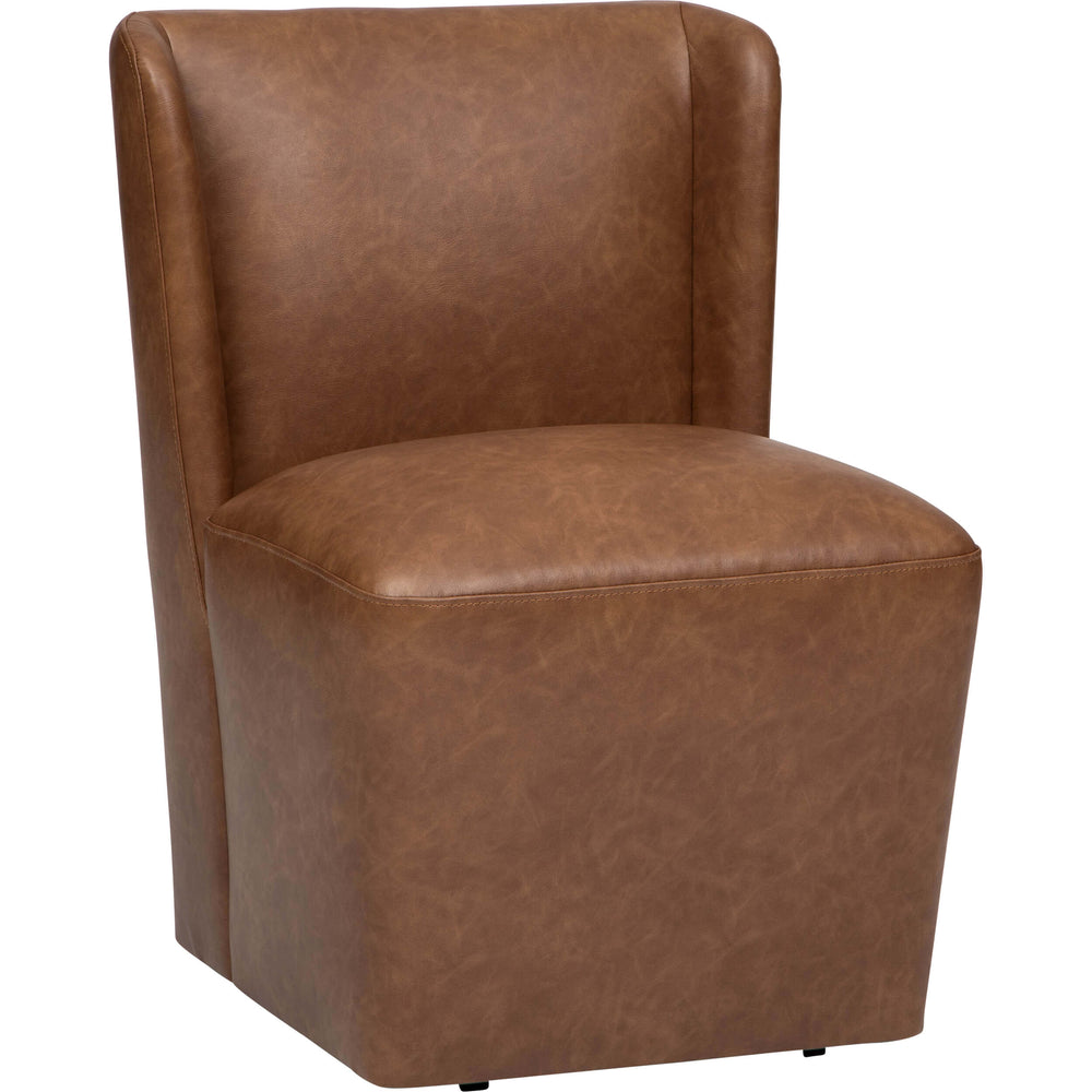Odin Gliding Dining Chair, Copley Brown, Set of 2-Furniture - Dining-High Fashion Home