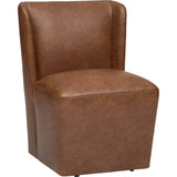 Odin Gliding Dining Chair, Copley Brown, Set of 2-Furniture - Dining-High Fashion Home