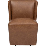 Odin Gliding Dining Chair, Copley Brown, Set of 2-Furniture - Dining-High Fashion Home