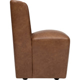 Odin Gliding Dining Chair, Copley Brown, Set of 2-Furniture - Dining-High Fashion Home