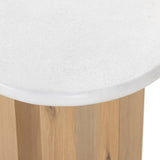 Odin Nightstand, Stucco White by Four Hands-Furniture - Bedroom-High Fashion Home