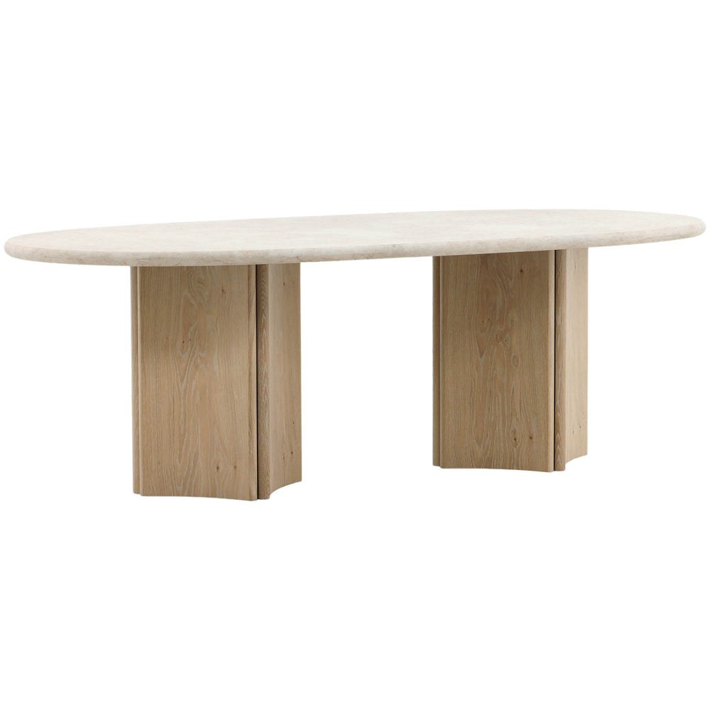 Oja Oval Dining Table, Natural
