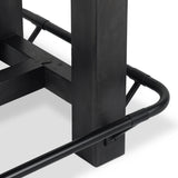 Ojai Counter Table, Antique Gray/Black-Furniture - Dining-High Fashion Home