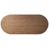 Olexey Oval Dining Table, Rubbed Light Oak by Four Hands