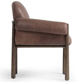 Olia Leather Dining Chair, Palermo Cigar