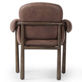 Olia Leather Dining Chair, Palermo Cigar