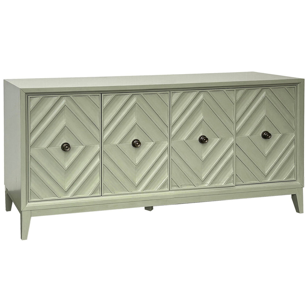 Oliver 4 Door Sideboard, Green-Furniture - Storage-High Fashion Home