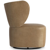 Oliver Leather Swivel Chair, 296-002-Furniture - Chairs-High Fashion Home