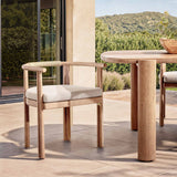 Oliver Outdoor Armchair, Butterscotch-Furniture - Outdoor-High Fashion Home