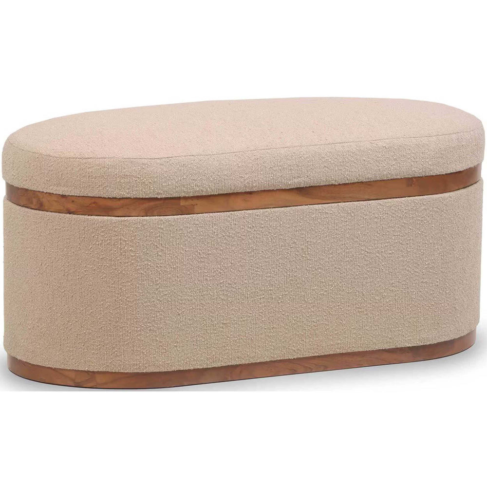 Olivier Storage Ottoman, Ivory-Furniture - Storage-High Fashion Home