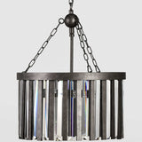 Olympia Chandelier, Pewter-Lighting-High Fashion Home