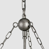 Olympia Chandelier, Pewter-Lighting-High Fashion Home