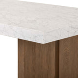 Olympia Dining Table, White Marble