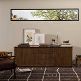 Ona Media Console, Amber by Four Hands-Furniture - Storage-High Fashion Home
