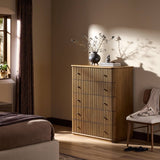 Ona Tall Dresser, Amber by Four Hands-Furniture - Storage-High Fashion Home