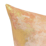 Onara Pillow, Burnt Orange/Gold-Accessories-High Fashion Home