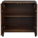 On the Block Cabinet, Dark Walnut-Furniture - Storage-High Fashion Home