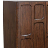 On the Block Cabinet, Dark Walnut-Furniture - Storage-High Fashion Home