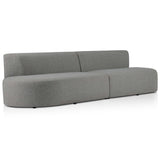 Opal Outdoor 2 Piece Sectional, Hayes Smoke