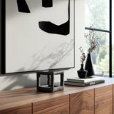 Open Cube, Textured Black-Accessories-High Fashion Home