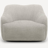 Orla Swivel Chair, Light Grey